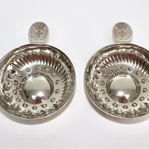 Pair of Vintage Taste Cups, from the Chateau De Meursault Vineyard